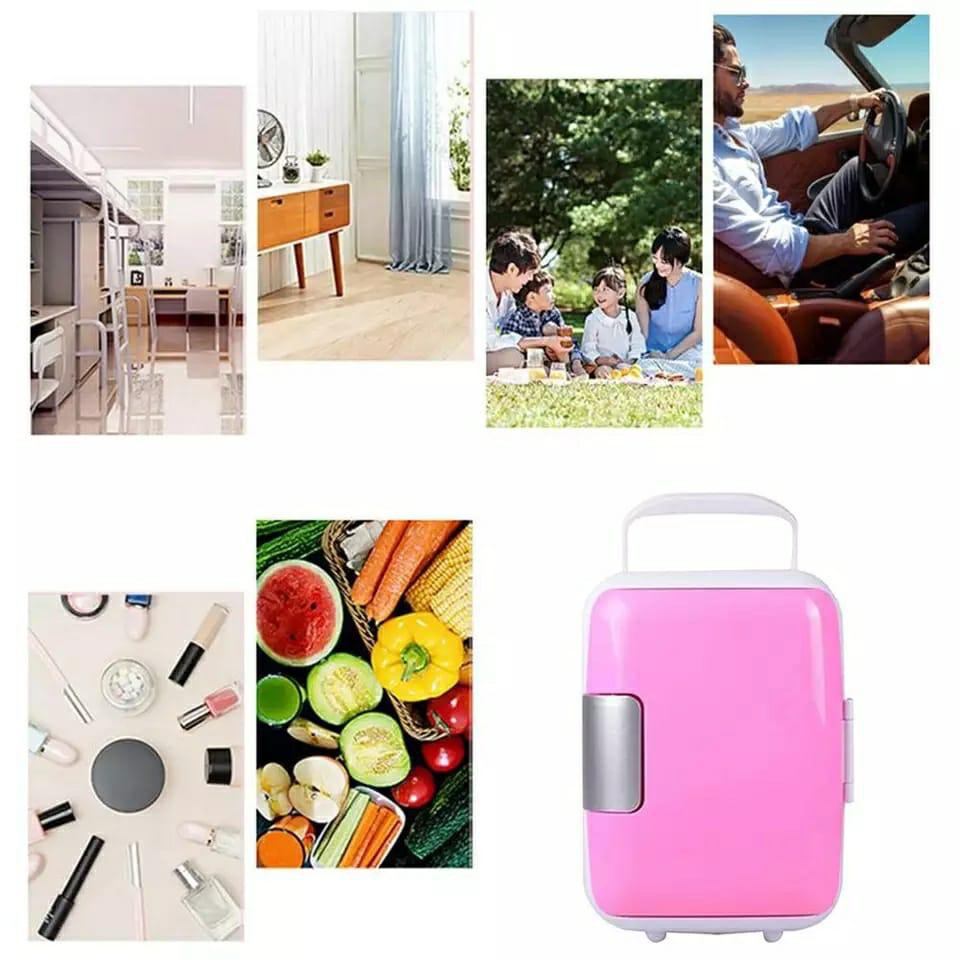 Kulkas Mini Hot Cool Portable / Mini Fridge Refrigerator Termurah