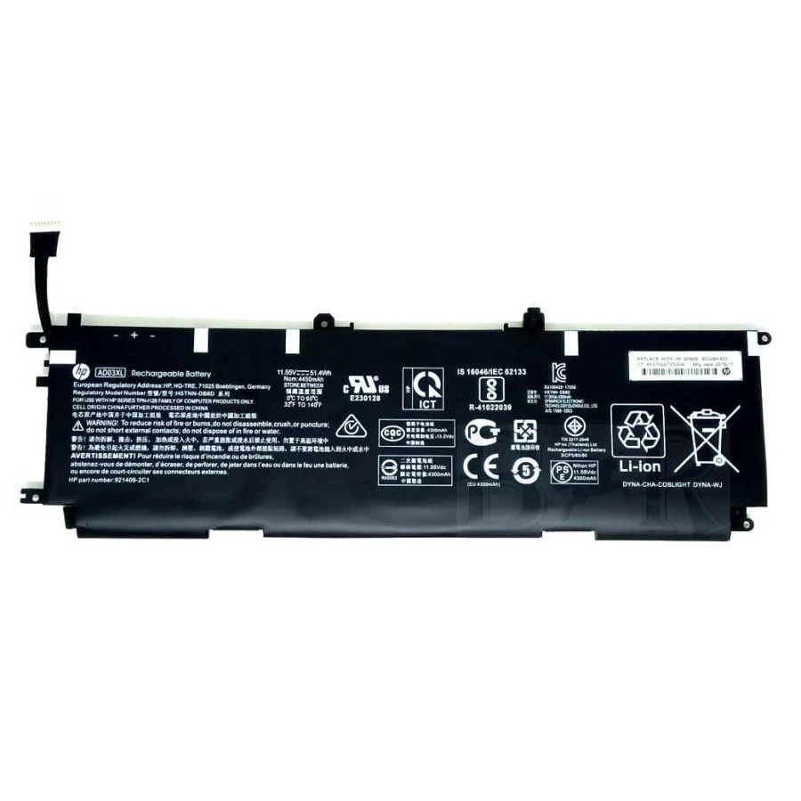 Baterai Laptop HP Envy 13 13-AD002NG 13-AD100TX 13-AD101TX AD03XL Ori