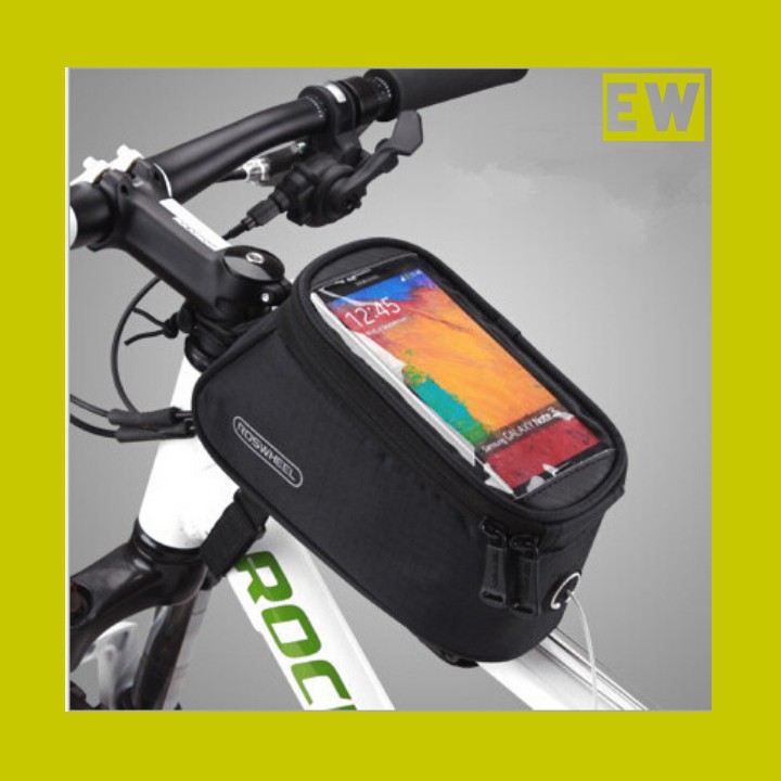 Tas Sepeda Gunung MTB Balap Fixie Roswheel Depan HP Layar Sentuh 4,8 - 6,5 Inch Elegan Multifungsi