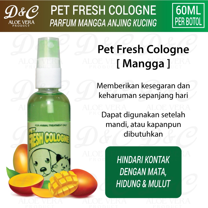 Parfum Cologne Anjing Kucing Pet Fresh Cologne Mango Mangga