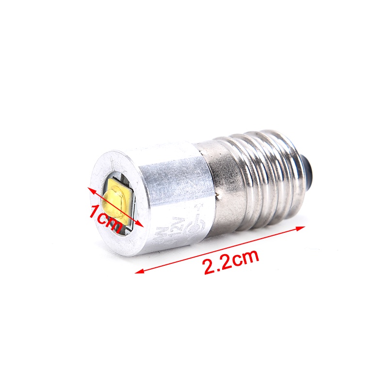 {LUCKID}3W E10 P13.5S LED For Focus Flashlight Replacement Bulb Torch Work Light Lamp