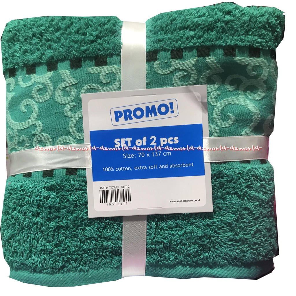 Arthome Handuk Promo Buy 1 Get 1 Towel Set of 2pcs Towell Serap Air Bahan Katun