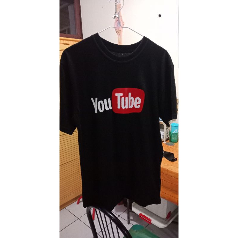 KAOS UNISEX //KAOS DISTRO YOUTUBE//REALPICT SABLON PLASTISOL