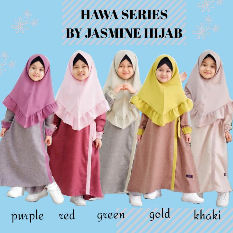 Gamis Couple Zea Hawa Series by Jasmine Hijab