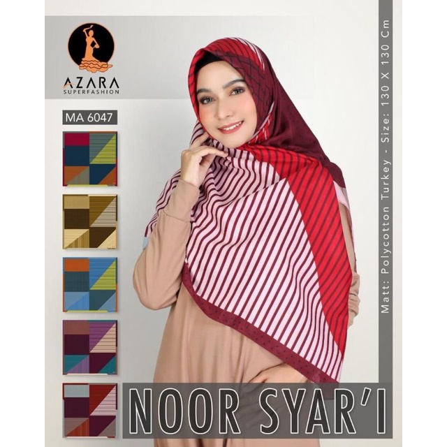 Segi empat motif jumbo/segi empat motif jumbo merek Azara ukuran 130x130 Terbaru