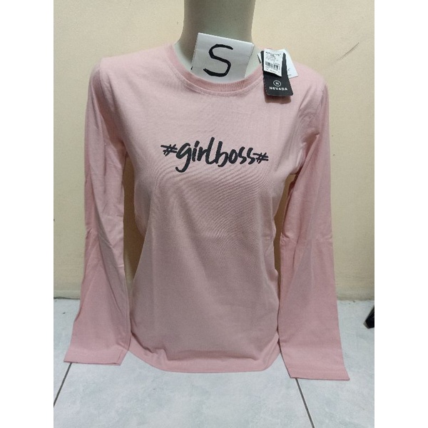 Kaos polos TZoNE lengan panjang branded matahari