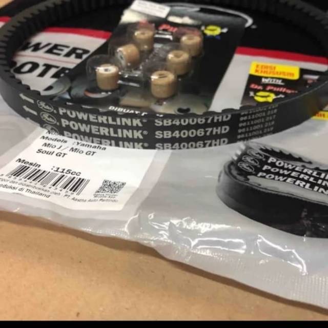 Vanbelt mio j Mio gt Fino fi Xride 110 paket roller roler Dr pulley