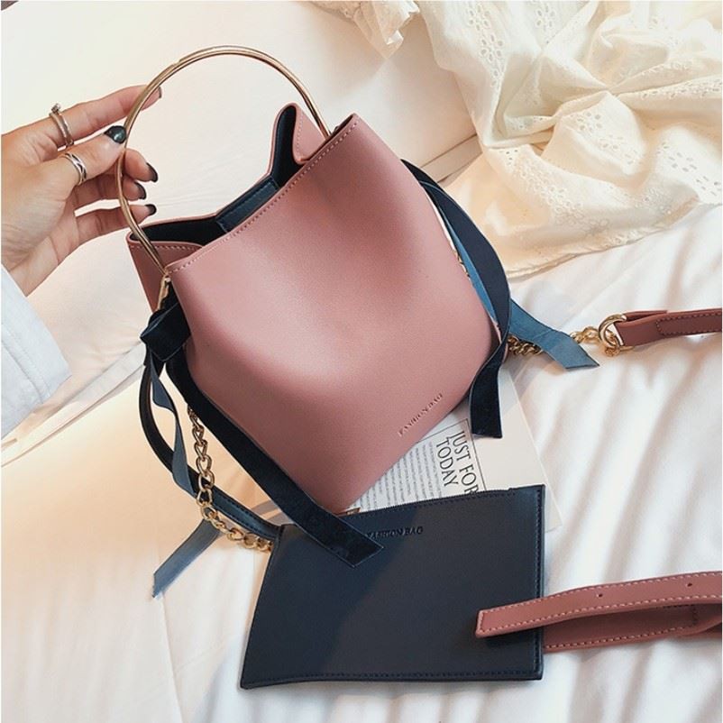 BJ24508 - KHAKI/PINK/RED/WHITE - TAS IMPORT TAS WANITA FASHION IMPORT MODIS ELEGAN TERMURAH TERLARIS TERBARU BAGSTORE JAKARTA TAS BATAM JT4508