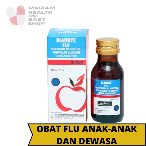 Ikadryl Flu Sirup 60 ml