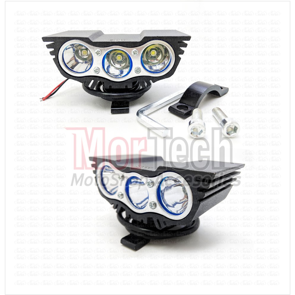 Lampu Tembak Sorot LED Cree Owl Mini 3 Mata Ultrafire Motor Nmax Old 2014-2019 / All New Nmax 2020 KLX 150S Byson Trail PCX Aerox Vario