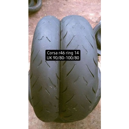 ban donat soft compond ring 14 metik corsa r46 90/80vs100/80