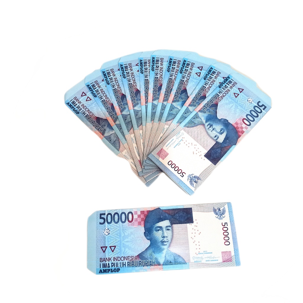 

Amplop Angpao Lebaran Imlek Natal 16x7cm THR Gambar Uang Rupiah Unik Hadiah Prank