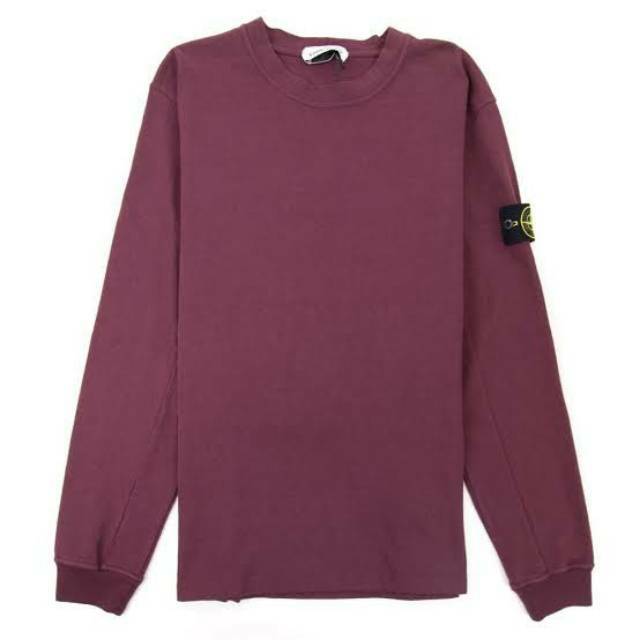 CREWNECK STONE ISLAND - SWEATER STONE ISLAND - JAKET STONE ISLAND MAROON