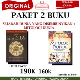 Original - Buku Paket Sejarah Dunia yang Disembunyikan Hard Cover Jonathan Black + Mitologi Dunia Hegar Valdmar Revaldo