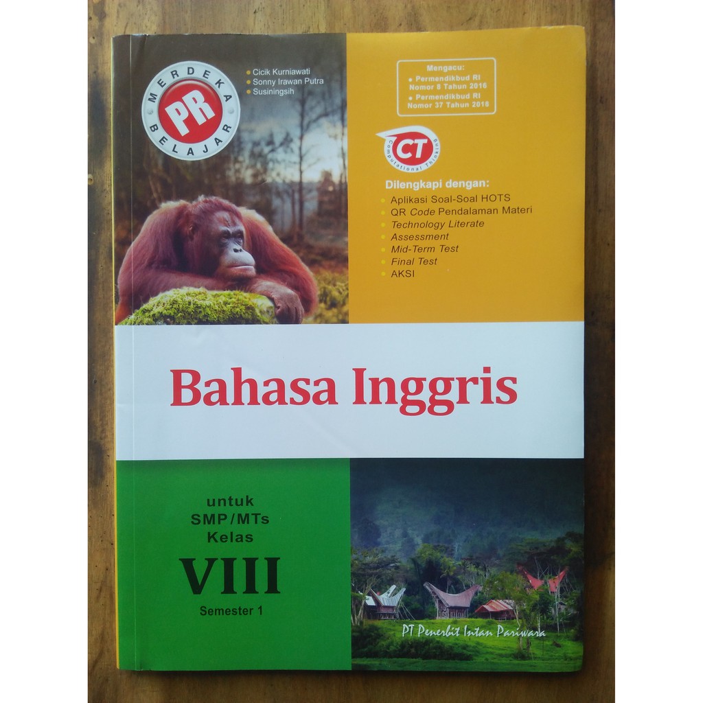 Buku Lks Pr Bahasa Inggris Kelas 8 Semester 1 Tahun 2020 2021 Intan Pariwara Shopee Indonesia