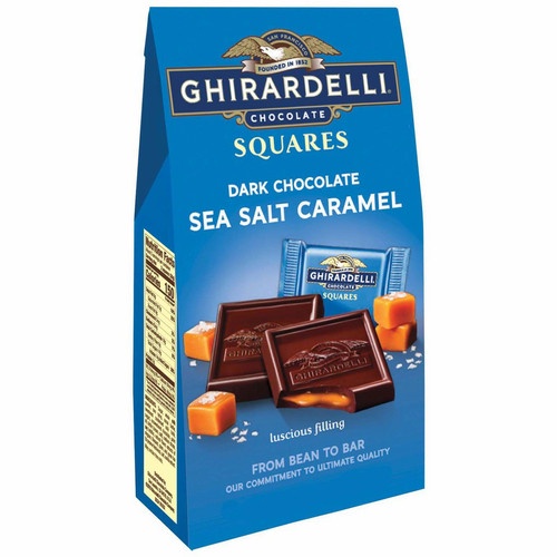 GHIRARDELLI Chocolate Square Dark Chocolate Sea Salt Caramel