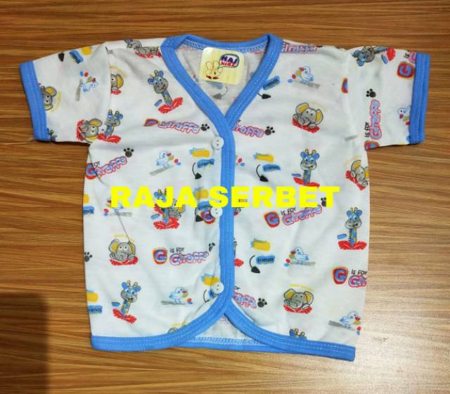 baju atasan lengan pendek pe print (WWN)