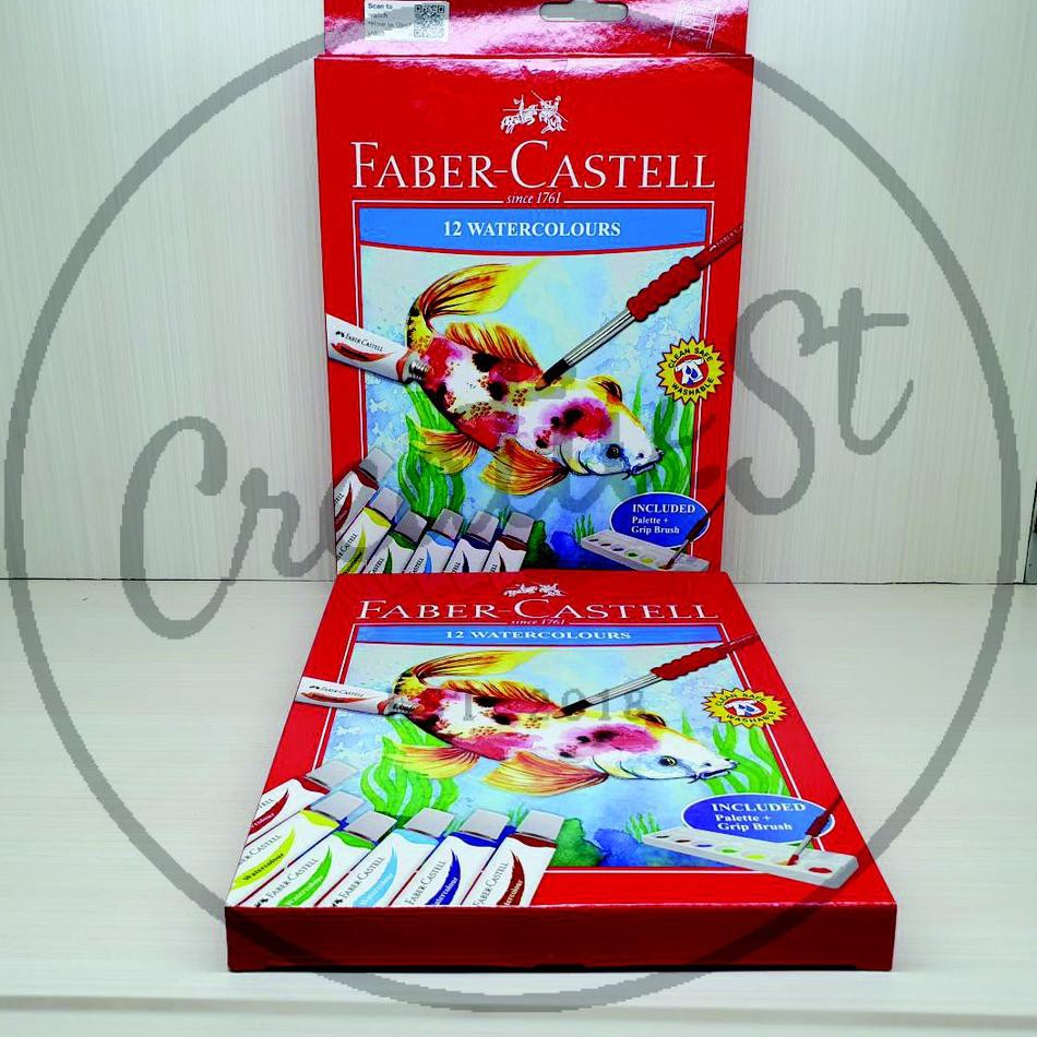 

Big Sales Cat Air Faber Castell Water Colour 12 ML SET (Brush + Palette) ,,,