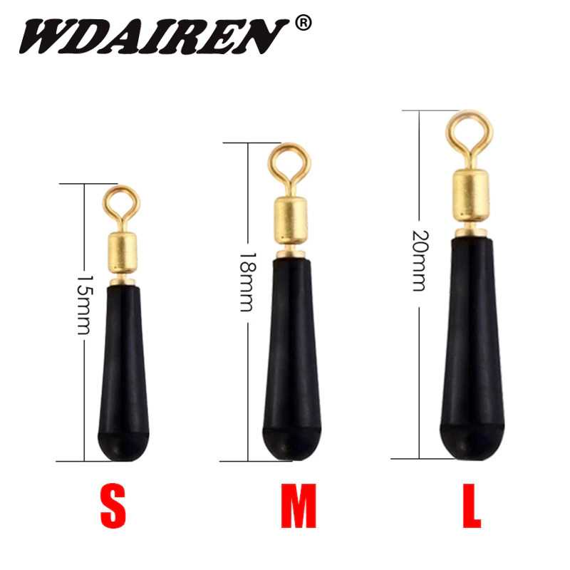 WDAIREN Soft Float Adapter Umpan Pancing Fishing Bait 10 PCS - LU31