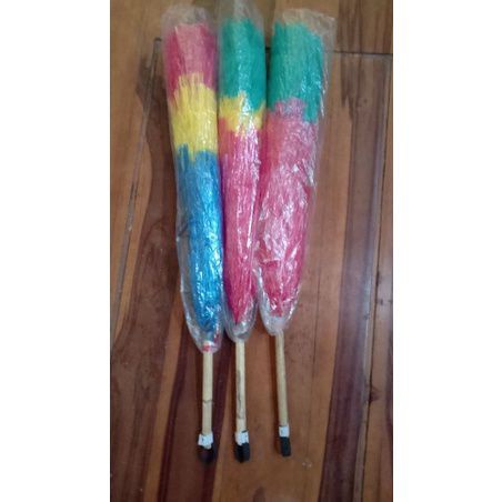 Kemoceng Rafia / Sulak Rafia Warna Warni