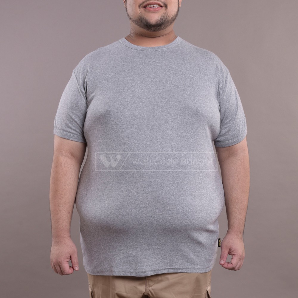 

O-Neck Grey Underwear Jumbo Big Size Cowok Ukuran Besar XXL XXXL