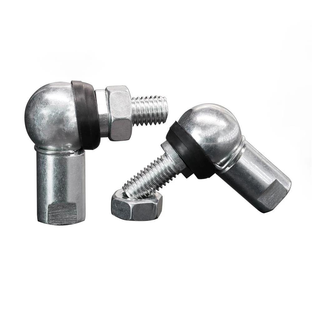 Lanfy Ball Head Bearing Stud Sudut Kanan Universal CS8/CS10/CS13/CS16 M5 M6 M8 M10 Ujung Batang Ball Head Rod