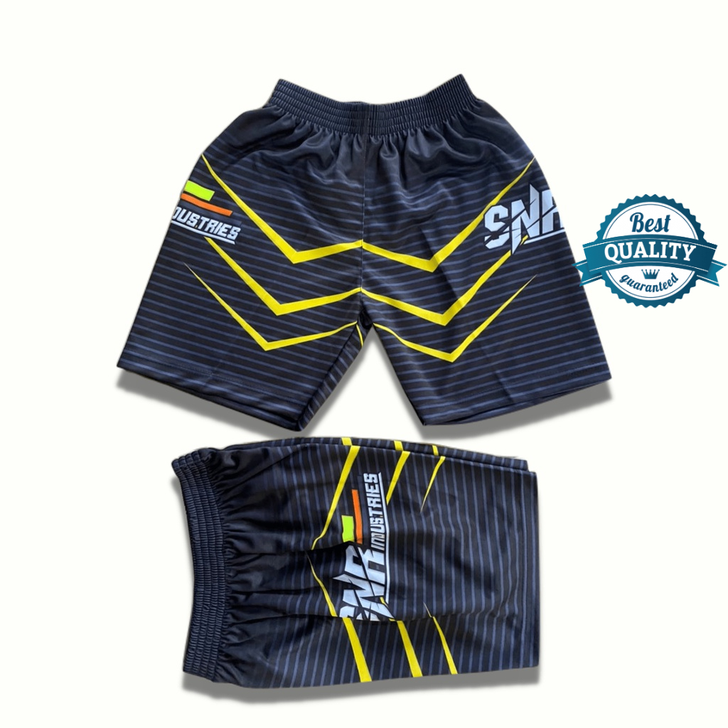 Celana voli voly vollyball full printing celana kolor hitam snr ori terlaris bahanastore