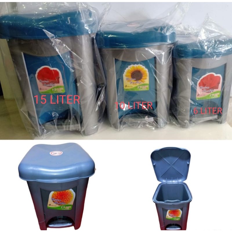 TEMPAT SAMPAH INJAK LIVINA 15 LITER