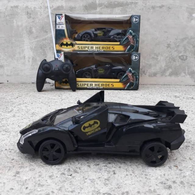 RC CAR BATMAN EDUKASI - MOBIL REMOTE CONTROL BUKA PINTU ANAK EDUKATIF