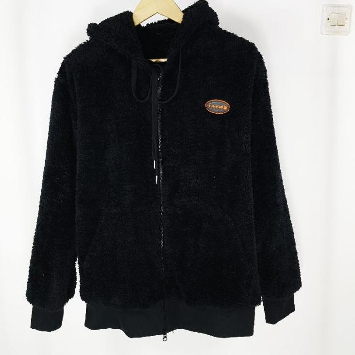 JAKET BTS PERMISSION TO DANCE ON STAGE : FLEECE ZIP-UP HOODIE (BLACK) "ILS.15Jl22g"