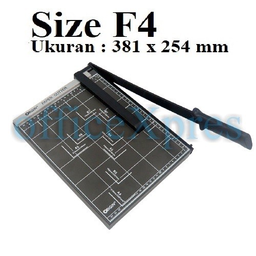 

Wow Pemotong Kertas / Paper Cutter Origin F4R Dark Grey Hemat