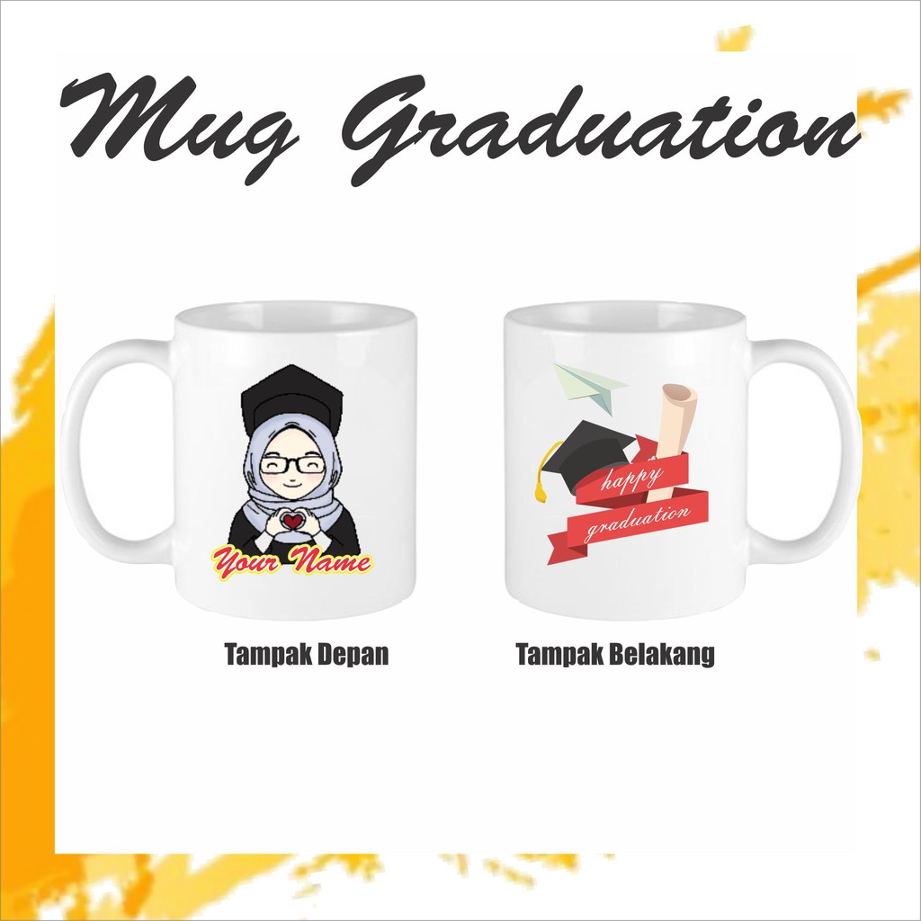 Kado Mug Graduation ll Custom Nama