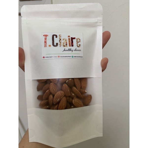 

PROMO!! [No Salt / No Sugar] Roasted Almond 100gr