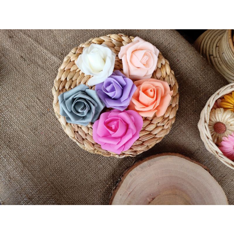 Bunga Spon Mawar Besar Untuk Buket Mahar dll