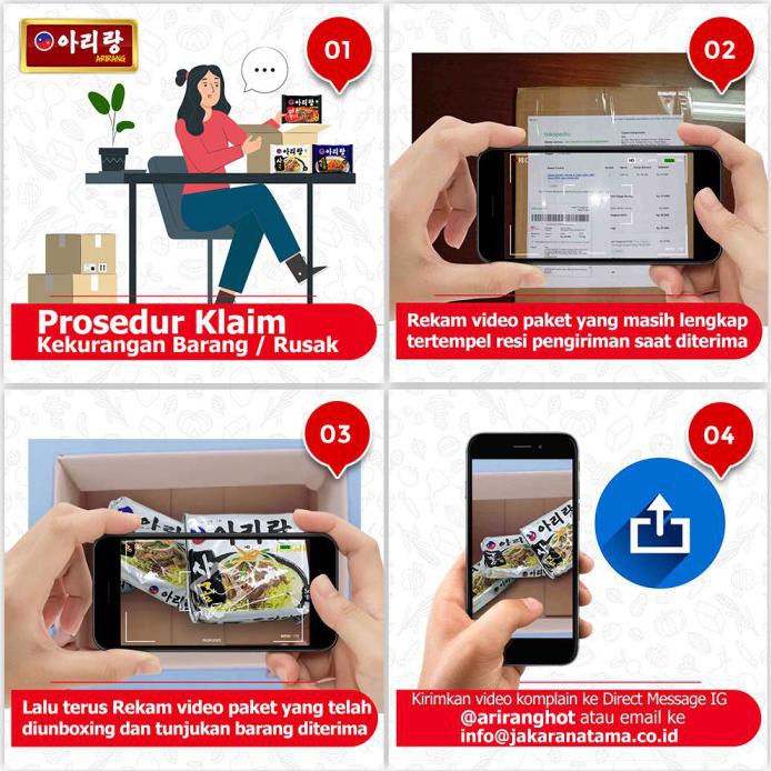 

ARIRANG GORENG RASA AYAM 130GR BELI 3PCS FREE 2PCS (AR25)