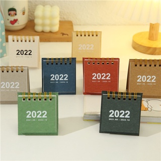 Portable Mini 2022 Year Desk Calendar Daily Planner Timetable Small Gift Stationery