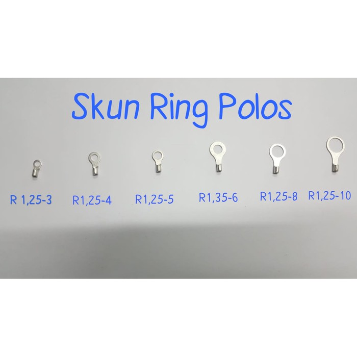 Skun Kabel Ring O Non Isolated 1.25-5/Skun VR 1.25-5 POLOS/Skun 1.5mm ~El~Xt1~