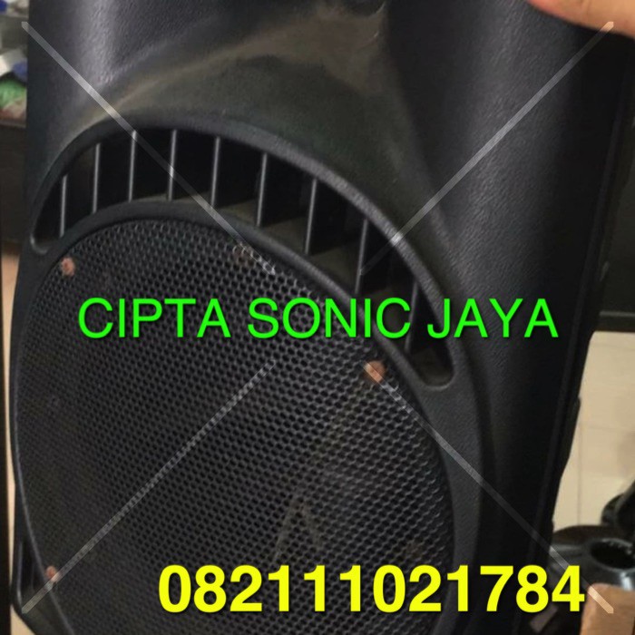 (JUAL 2 BUAH) box speaker monitor fiber plastik 8 inch model huper atau mackie