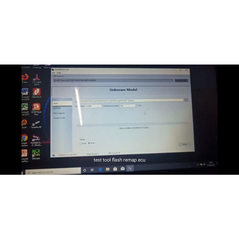 software ecu dan file bin+xdf honda