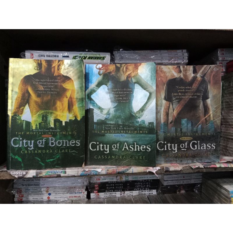Novel The Mortal Instruments (City of Bones, City of Ashes, City of Glass)