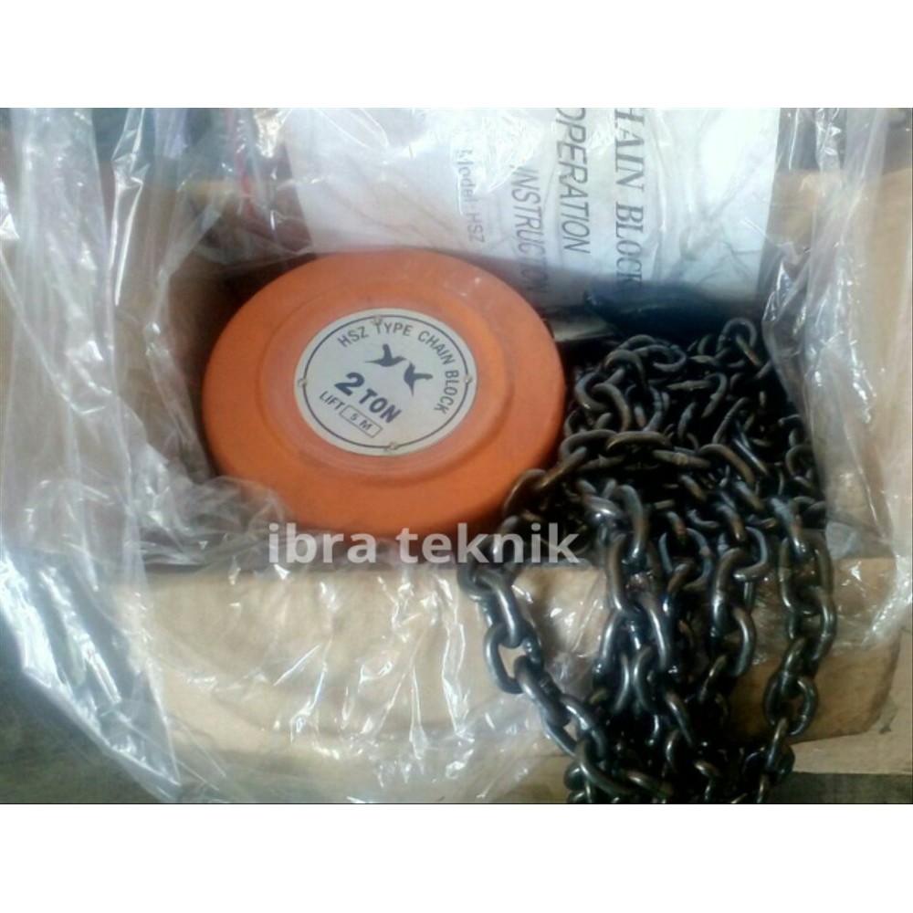 chain block katrol takel 2ton 5meter Murah