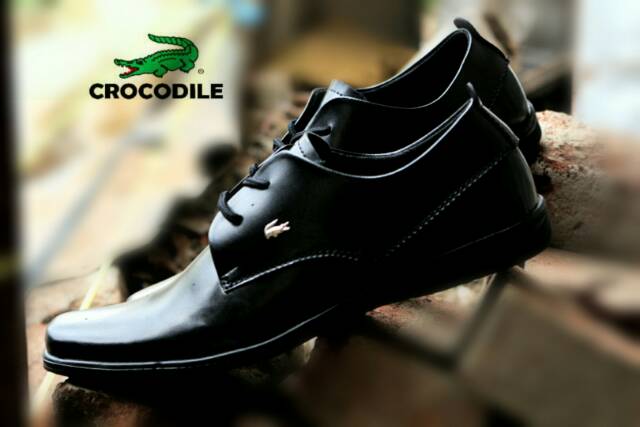 Top Seller☆ TOOS VAS Sepatu Pria Crocodile Pantofel Tali Pendek Kulit Swedian Formal Kerja