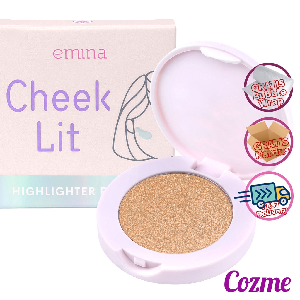 EMINA Cheek Lit Highlighter Powder Nudesparkle