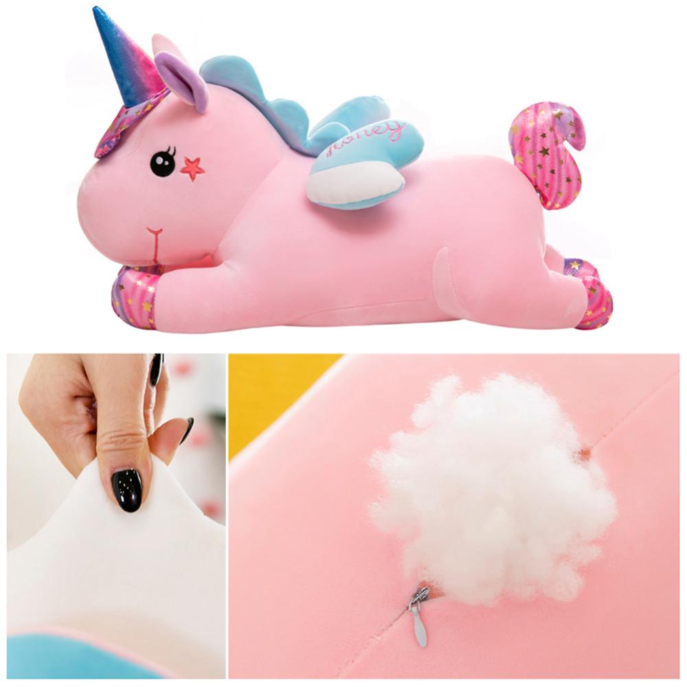 Timekey Mainan Boneka Stuffed Plush Unicorn 40cm Untuk Hadiah Natal / Ulang Tahun Anak Perempuan Q2X3