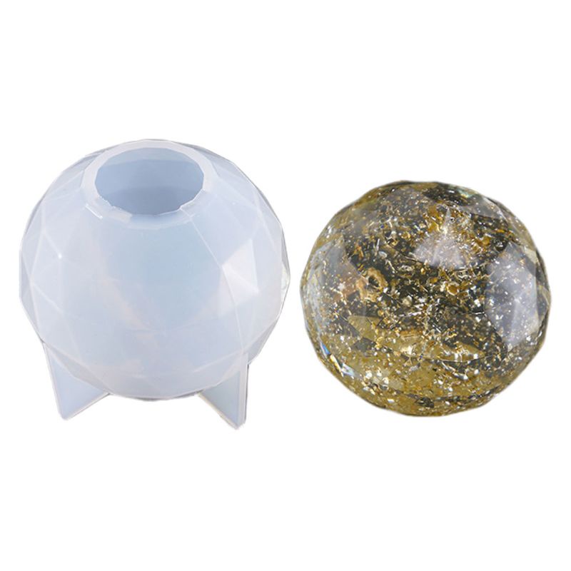 SIY  Epoxy Decorative Resin Mold Transparent Crystal Ball Casting Silicone DIY Mould