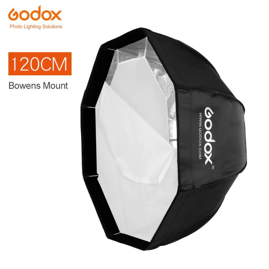Softbox Octagon Godox SB-BW 120cm Bowens Model Rakit Softbox SBBW 120