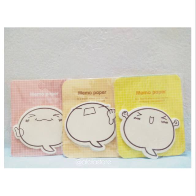 

Sticky Note/Memo/Note Book Lucu Emoji