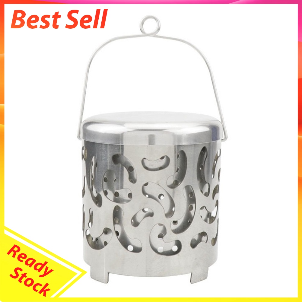 Winter Mini Heating Stove Portable Stainless Steel Camping Hiking Equipment