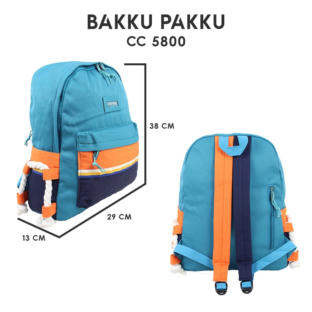 [KLIKTAS] Tas Ransel Perempuan Bakku Pakku 5800 Backpack Korea Fashion Remaja Cewek Dewasa Sekolah Kuliah Kerja