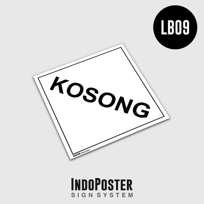 

Stiker Label K3 Kemasan Limbah B3 Kosong